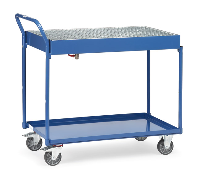 fetra® 2722 Tischwagen mit Wanne und Gitterrost